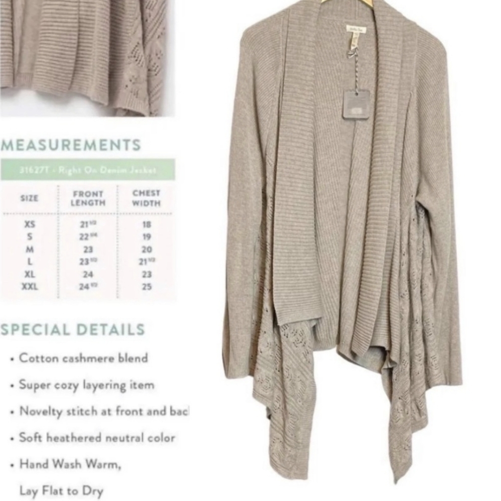 Matilda Jane Let's Getaway Cardigan Women's Large - Picture 4 of 9